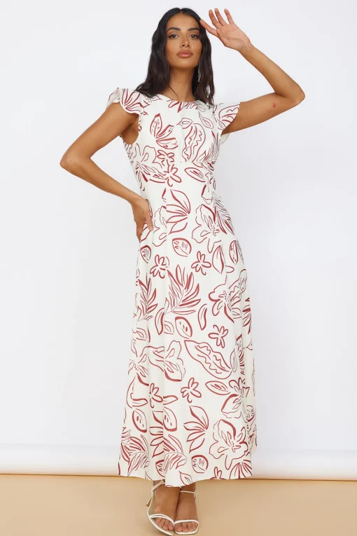 Star of Destiny Maxi Dress White