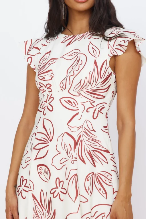 Star of Destiny Maxi Dress White