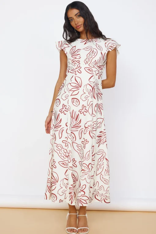 Star of Destiny Maxi Dress White