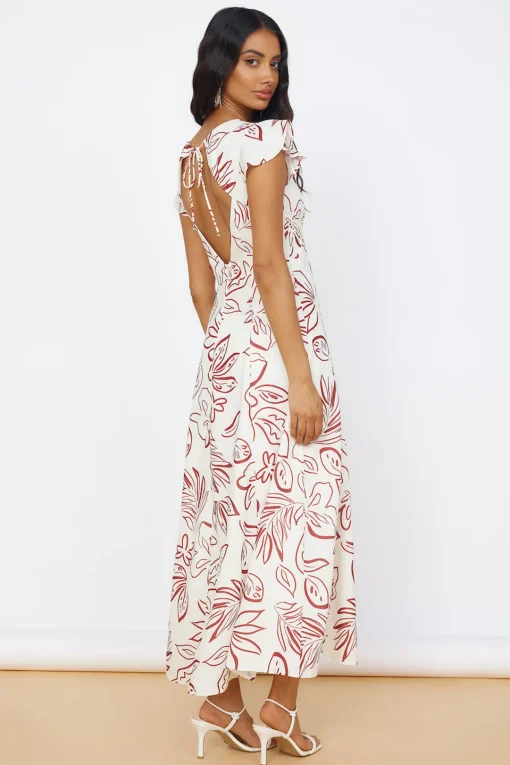 Star of Destiny Maxi Dress White