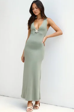 Starfish Love Maxi Dress Green