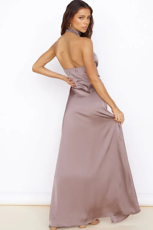 Summer Delight Maxi Dress Brown