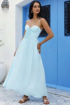 Summer Dreaming Maxi Dress Blue