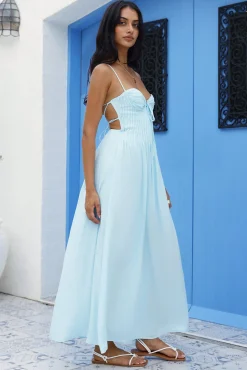 Summer Dreaming Maxi Dress Blue