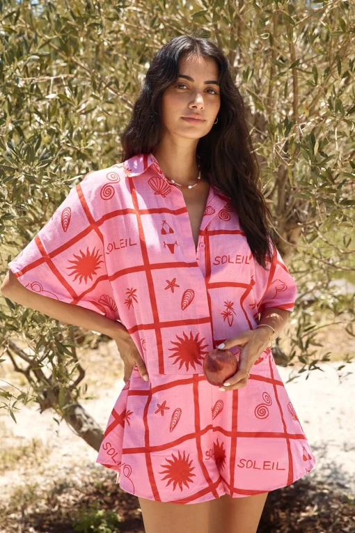Summer Essentials Romper Pink