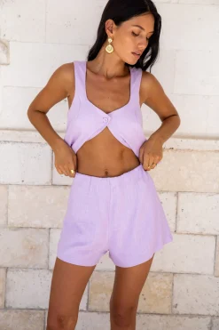 Summer Spell Short Purple