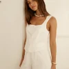 Summer Spell Shorts White
