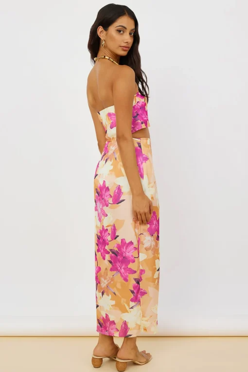 Sun On My Shoulder Crop Top Floral
