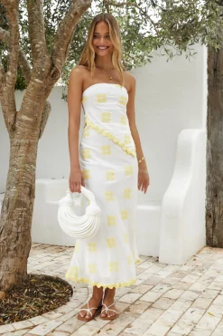 Sunbeam Desire Strapless Top Yellow