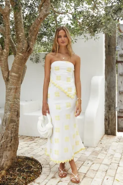 Sunbeam Desire Strapless Top Yellow