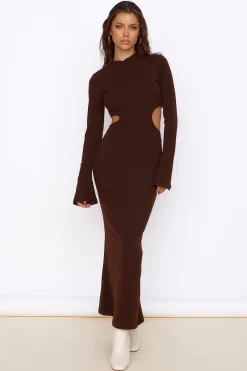 Sun-kissed Feeling Maxi Dress Brown