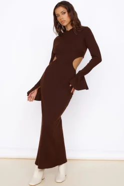 Sun-kissed Feeling Maxi Dress Brown