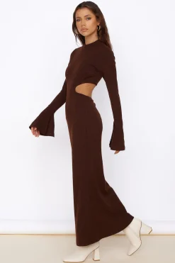 Sun-kissed Feeling Maxi Dress Brown