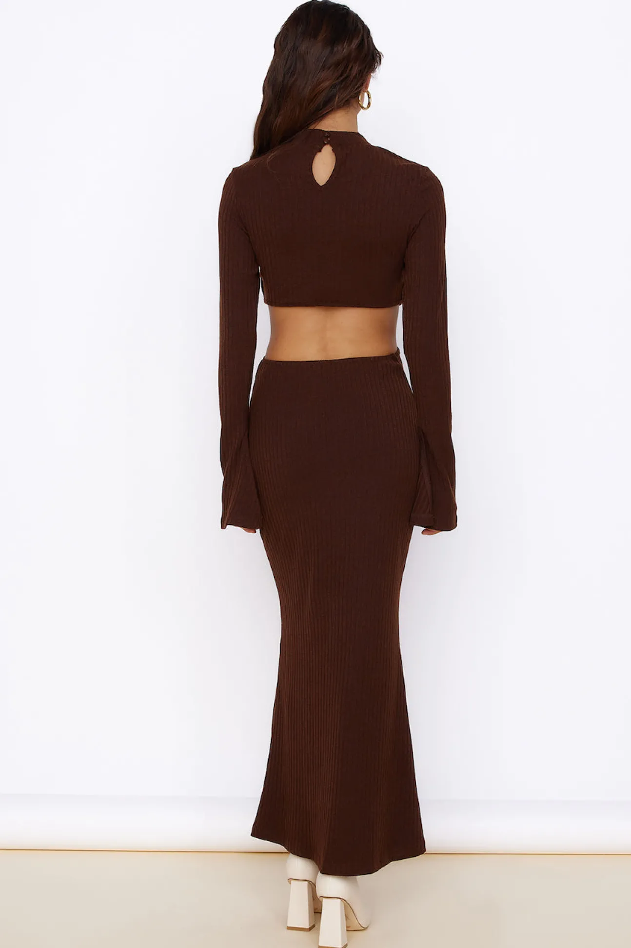 Sun-kissed Feeling Maxi Dress Brown