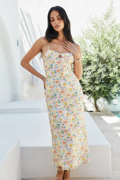 Sunset Promises Midi Dress Orange