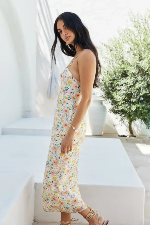 Sunset Promises Midi Dress Orange