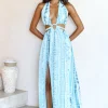 Sweet Azure Maxi Dress Blue