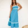 Sweet Devotion Maxi Dress Blue