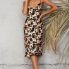 Table For Two Midi Dress