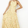 Take You Home Maxi Dress Yellow