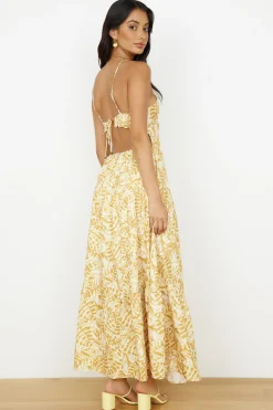 Take You Home Maxi Dress Yellow