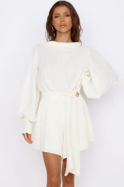 The Last Time Playsuit Cream