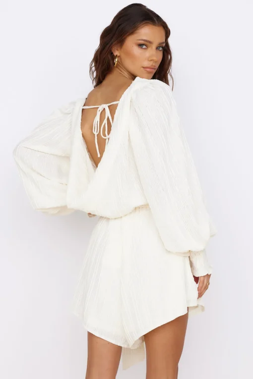 The Last Time Playsuit Cream