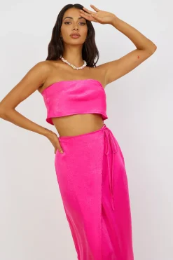 The Right Place Crop Top Pink