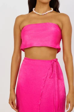 The Right Place Crop Top Pink