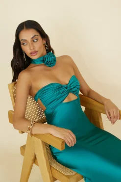 Think About It Maxi Dress Green