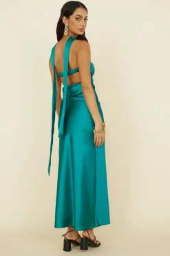 Think About It Maxi Dress Green