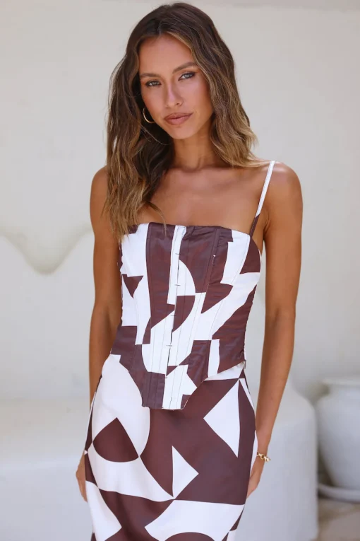 True Lovers Crop Brown