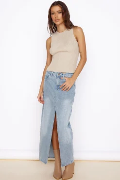 Uplift Your Mind Crop Top Beige