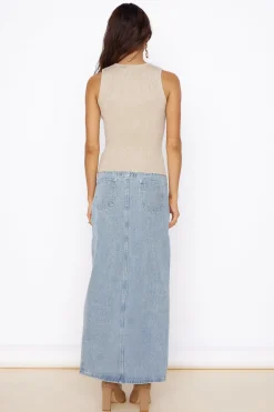 Uplift Your Mind Crop Top Beige