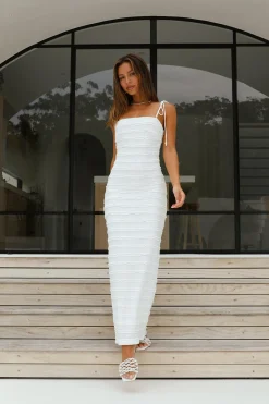Vacation Mode Maxi Dress White
