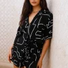 Vibrant Sunrise Set Black