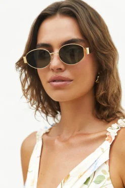 Vienna Sunglasses Gold