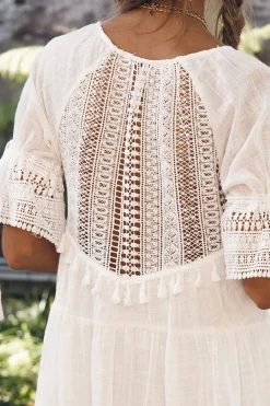 Wave After Wave Dress White