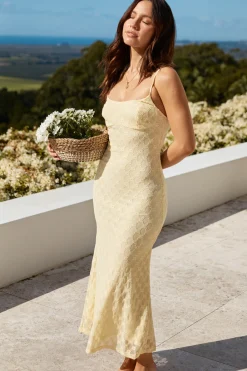Wildflower Maxi Dress Yellow