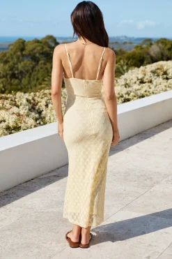 Wildflower Maxi Dress Yellow