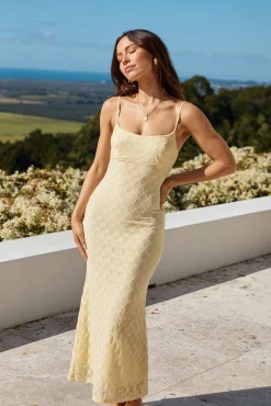 Wildflower Maxi Dress Yellow