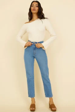WRANGLER Drew Mom Jean Blue Revival