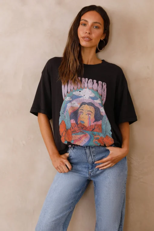 WRANGLER Slouch Tee Rainbow Tears