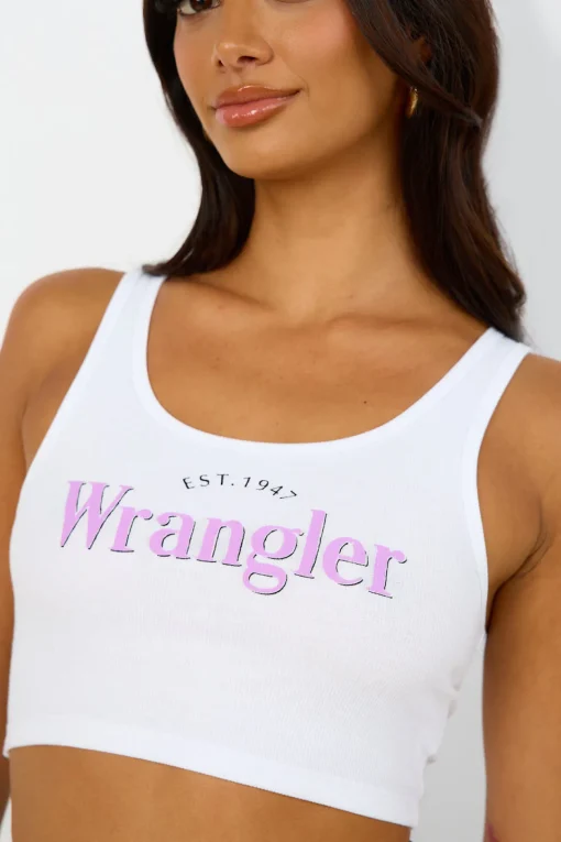 WRANGLER The Reaction Tank White Lilac
