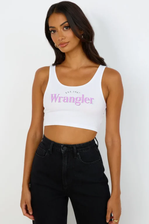 WRANGLER The Reaction Tank White Lilac