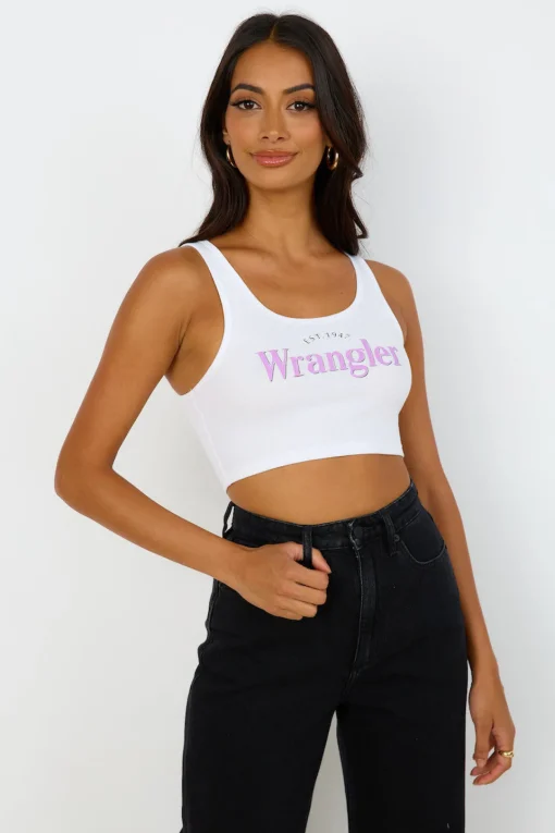 WRANGLER The Reaction Tank White Lilac