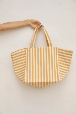 Yacht Day Tote Bag Yellow