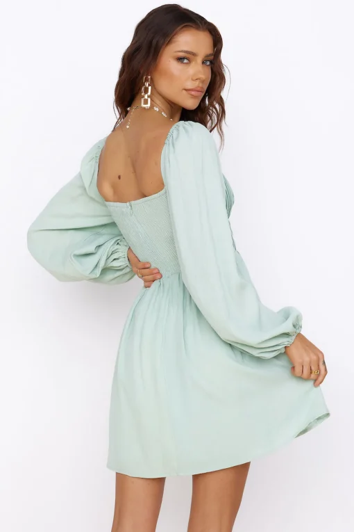 You Are My World Dress Sage