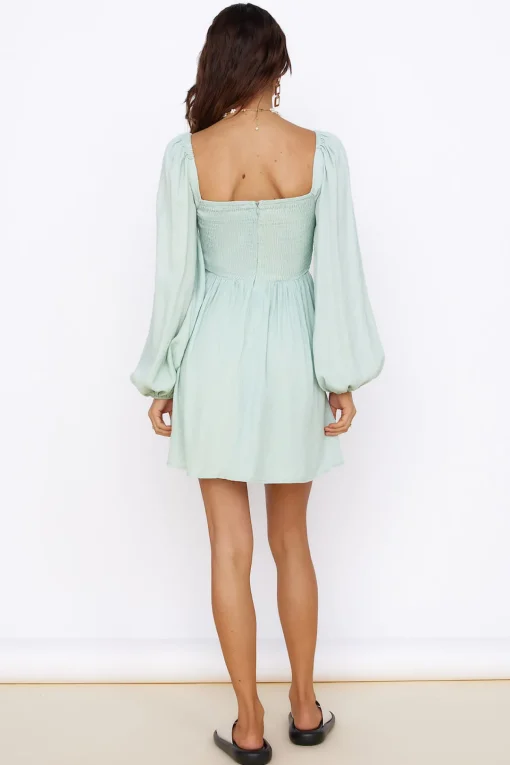 You Are My World Dress Sage