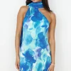 Your Aura Mini Dress Blue